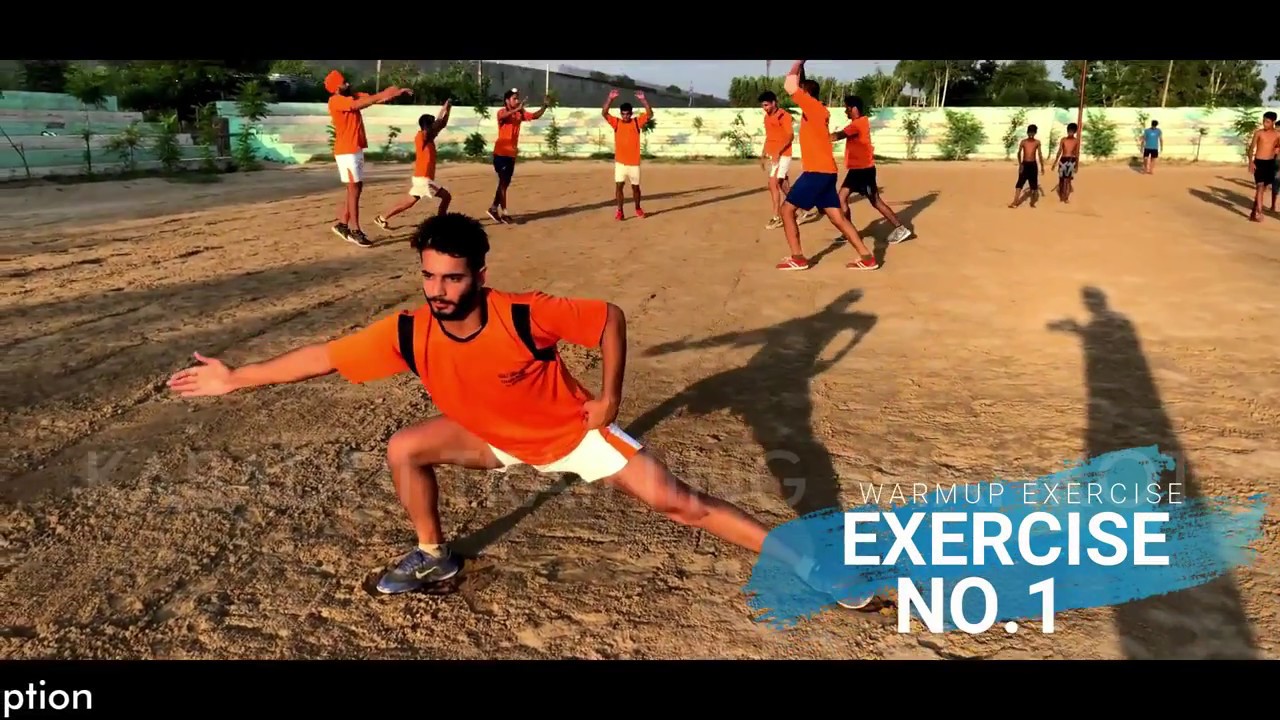 KABADDI TRAINING-15 WARM UP EXERCISES 2018 PART-2