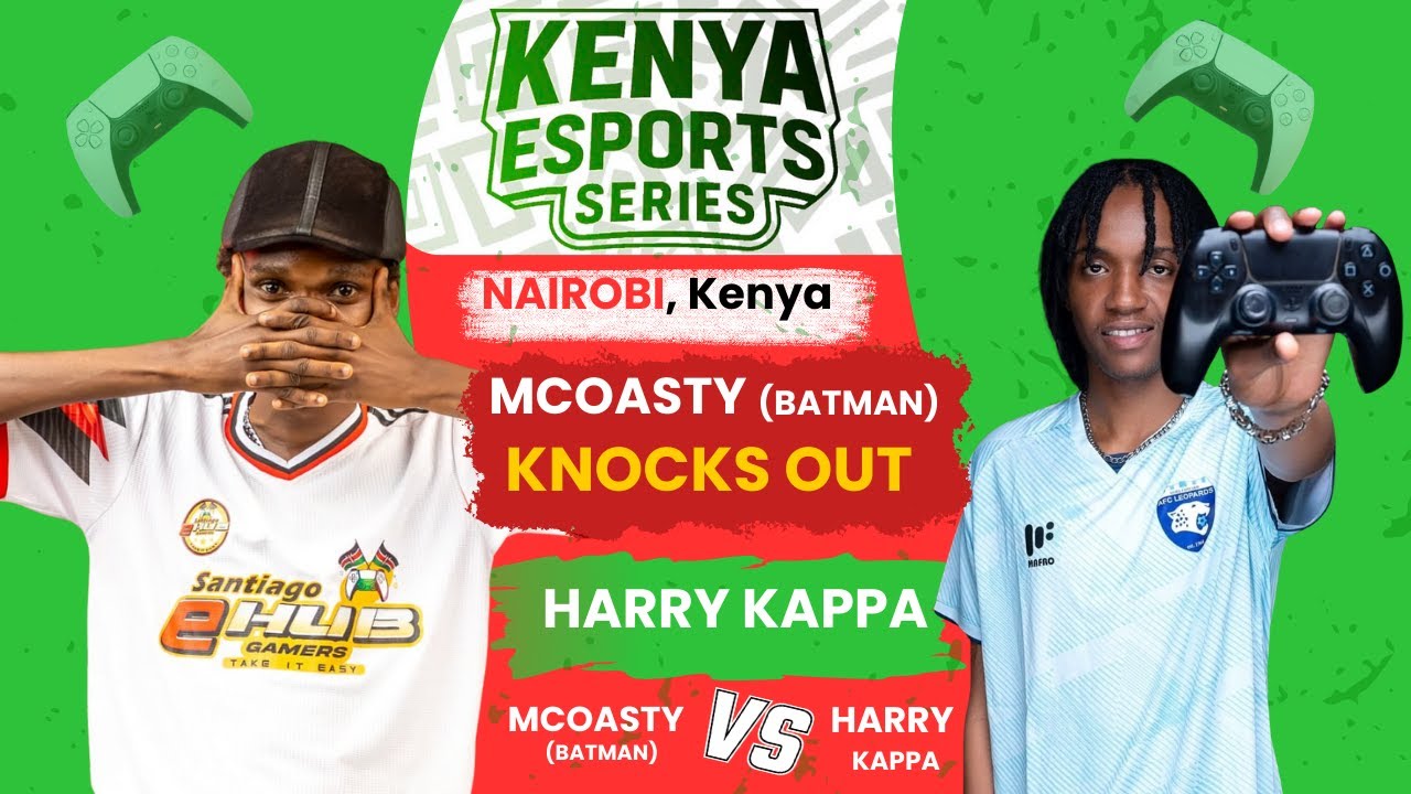 Mcoasty(Batman) Knocks Kappa Out of Kenya Esports Series Qualifiers! Mcoasty (Black)vs Kappa (White)