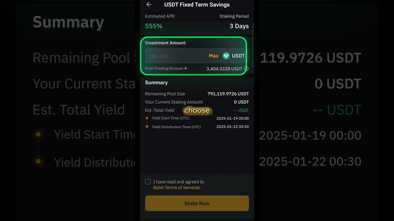555% Reliable Returns [Bybit Staking]