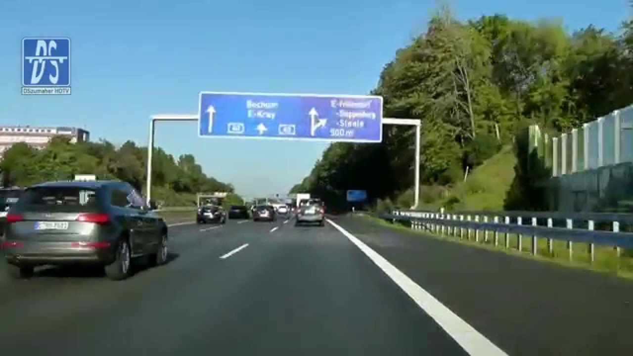 🇩🇪 A40: AK Moers - AD Bochum-West (3x)