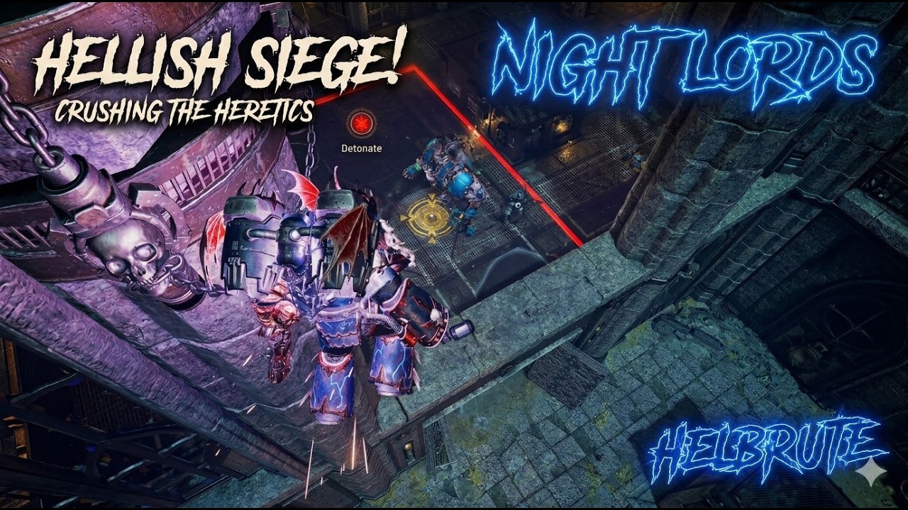 HELBRUTE ONSLAUGHT - TOTAL DOMINATION - NIGHT LORDS ASSAULT - PVP - SPACE MARINE 2 | 4K