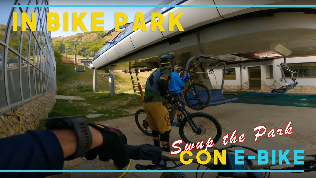 In bike park con e-bike - Swup Campo Felice - Cup Line 4K