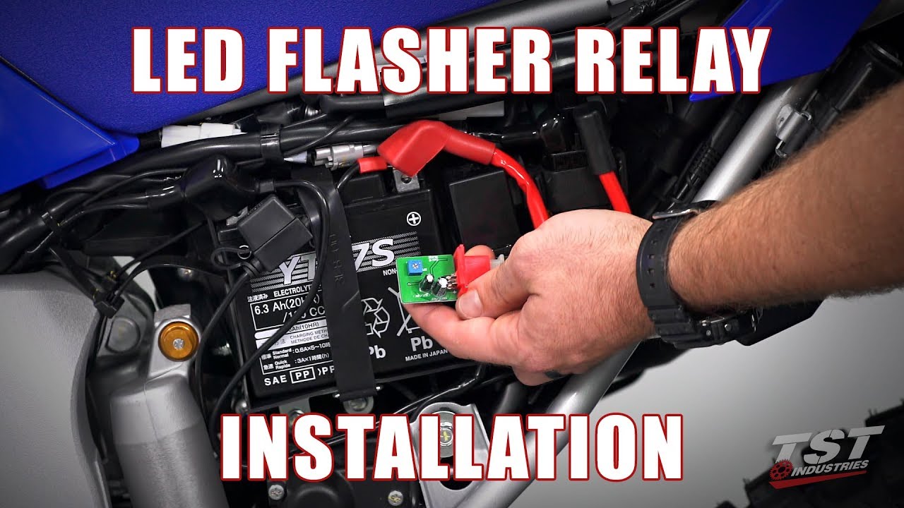 How to install an LED Flasher Relay on a 2008+ Yamaha WR250 by TST Industries