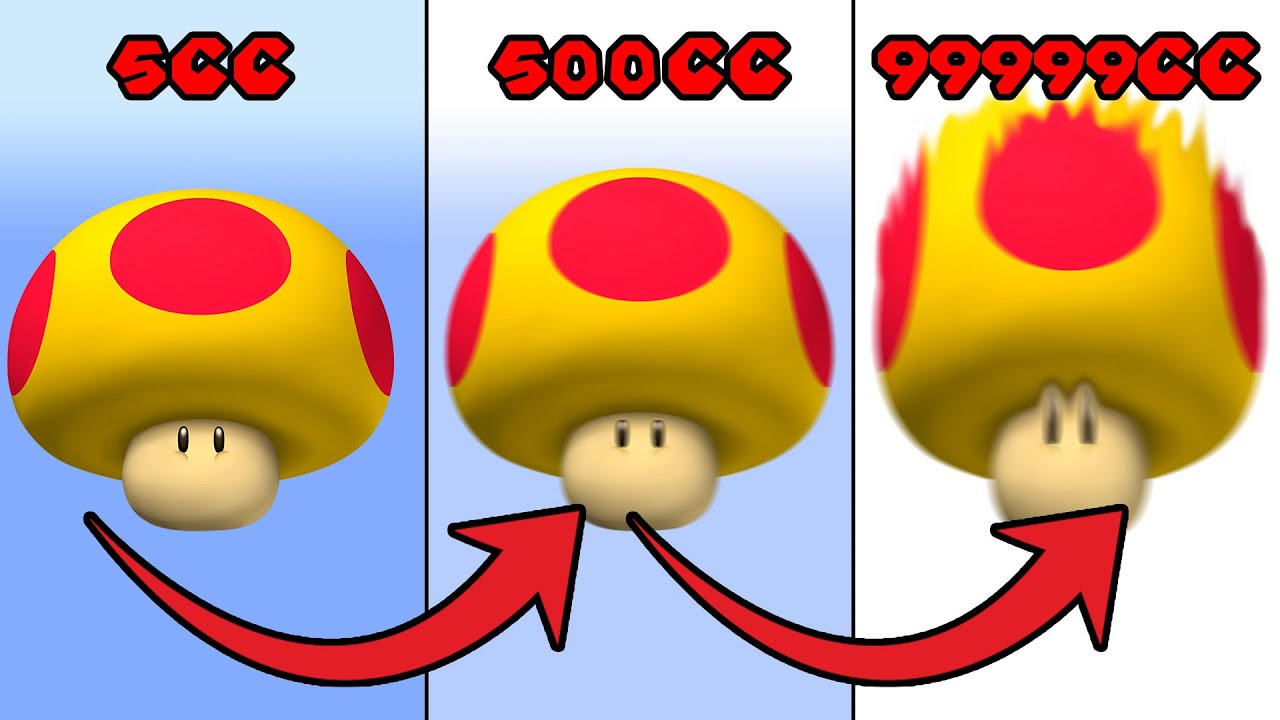 5cc to 99.999cc MEGA MUSHROM