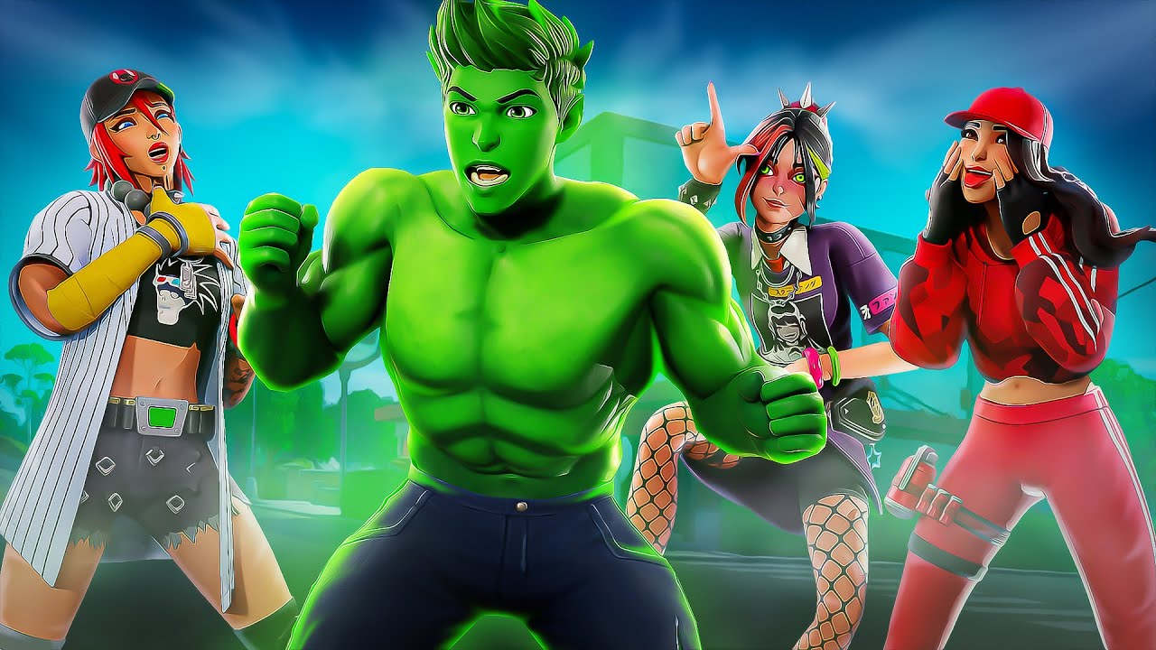 ALLE MÄDCHEN HASSEN HULK! 🧌🤢 (bis er AUSRASTET..) in CHAPTER 4 (ein Fortnite Kurzfilm)