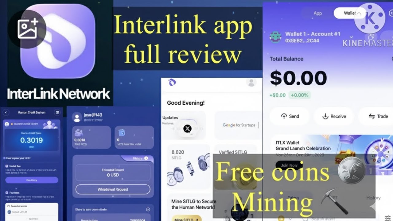 Interlink Network App Full Review: Free Coin Mining & Wallet Setup #interlink #trending #jayaviews 