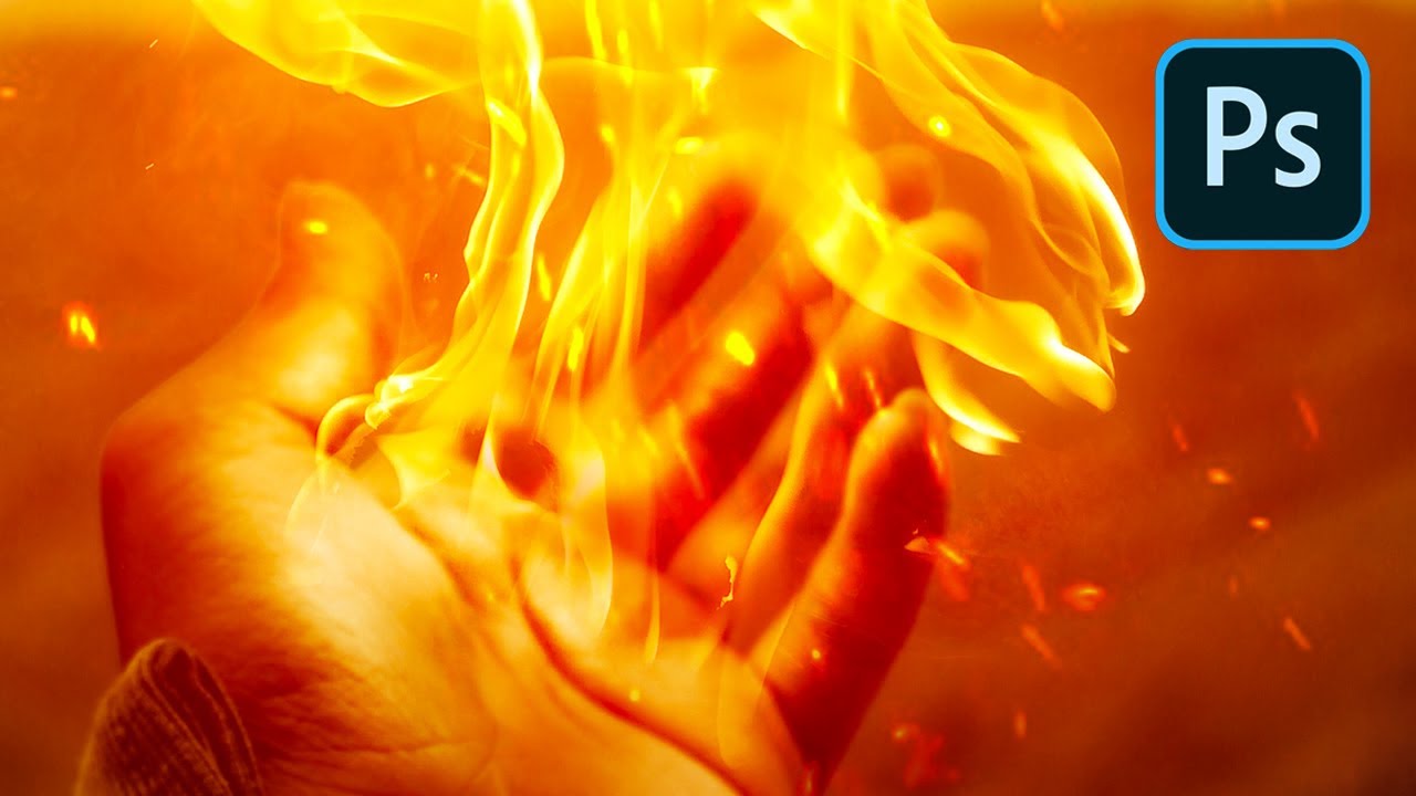 Photoshop Tutorial - How to do Fire Effect In Photoshop - with Tagalog Subtitle