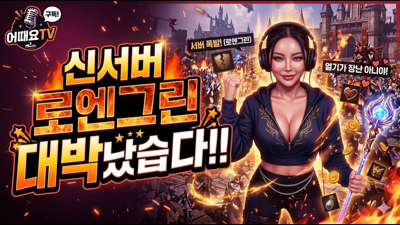 리니지 클래식 하이네서버 아웃! 로엔그린서버 대박났다!#리니지클래식 #하이네서버 #로엔그린서버 #신서버 #무과금 #쌀먹 #찍먹 #대리강화 #러쉬
