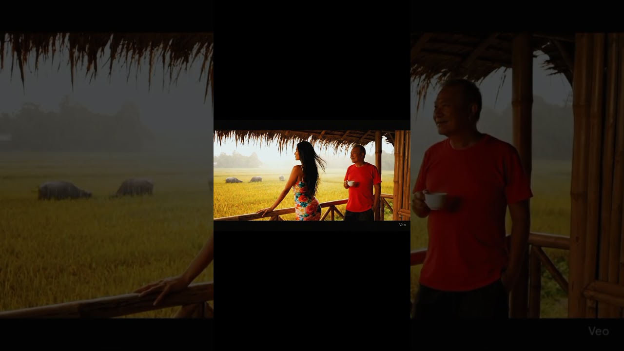 ASMR Indonesian rural rain. The calming sound of rain#shotrs
