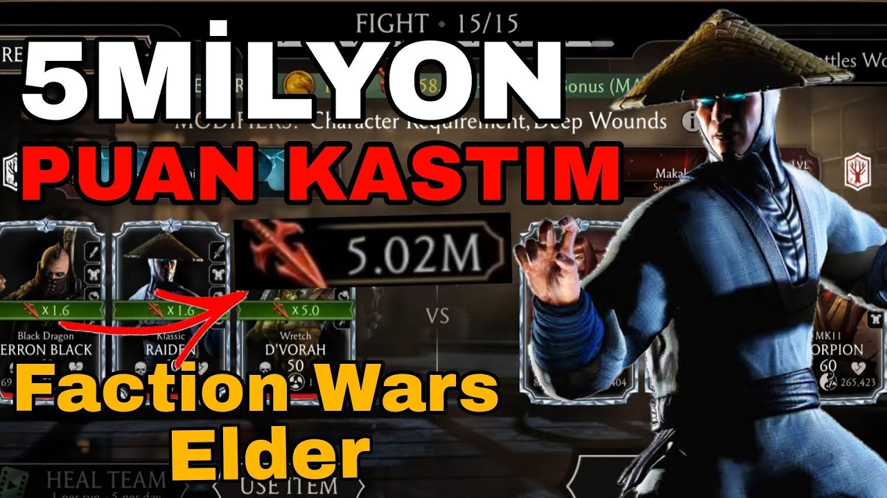 Faction Wars'un Efendisi⚡| Tek Raundda 5 Milyon Puan Kastım🔥 | Mk Mobile