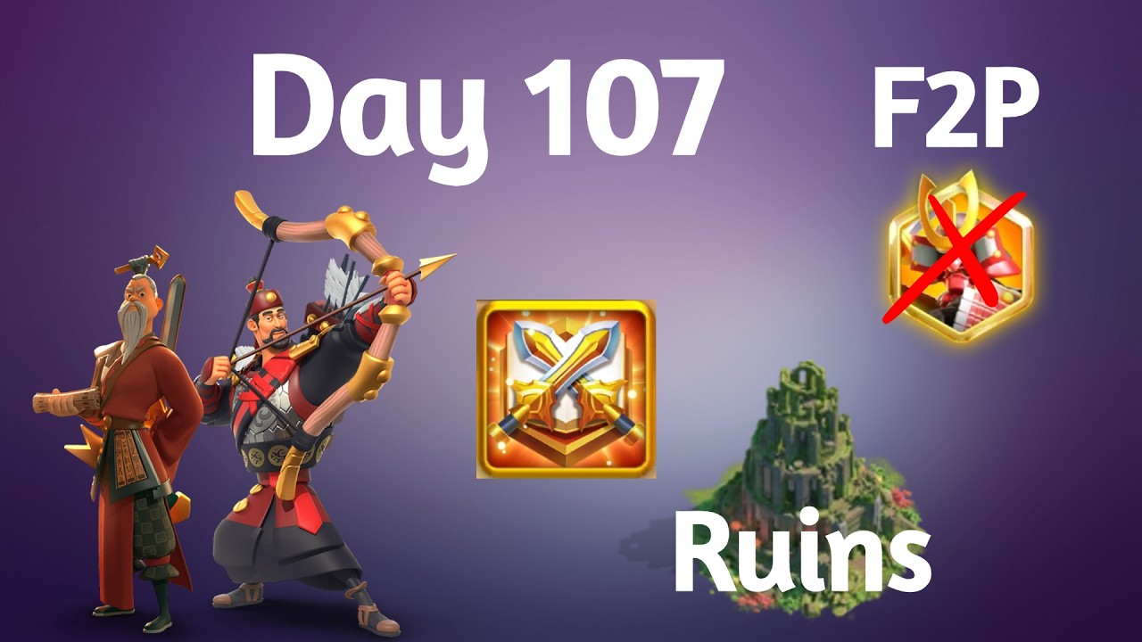 First Ruins of KvK1 with Insane Performance - Day #107 | Rise of Kingdoms