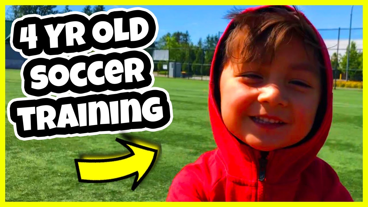 FUN SOCCER DRILLS | 4 YEAR OLD HAVING FUN DOING SOCCER DRILLS FOR KIDS