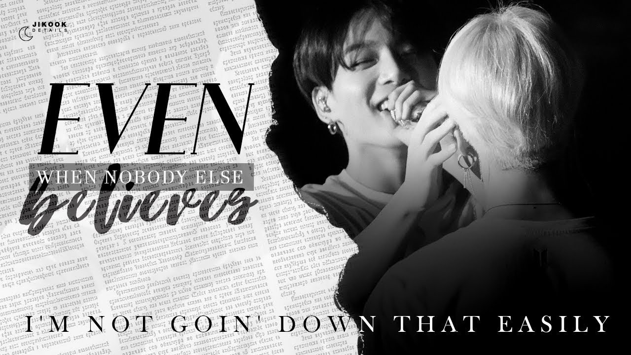 Jikook/Kookmin • DON'T give up on me!
