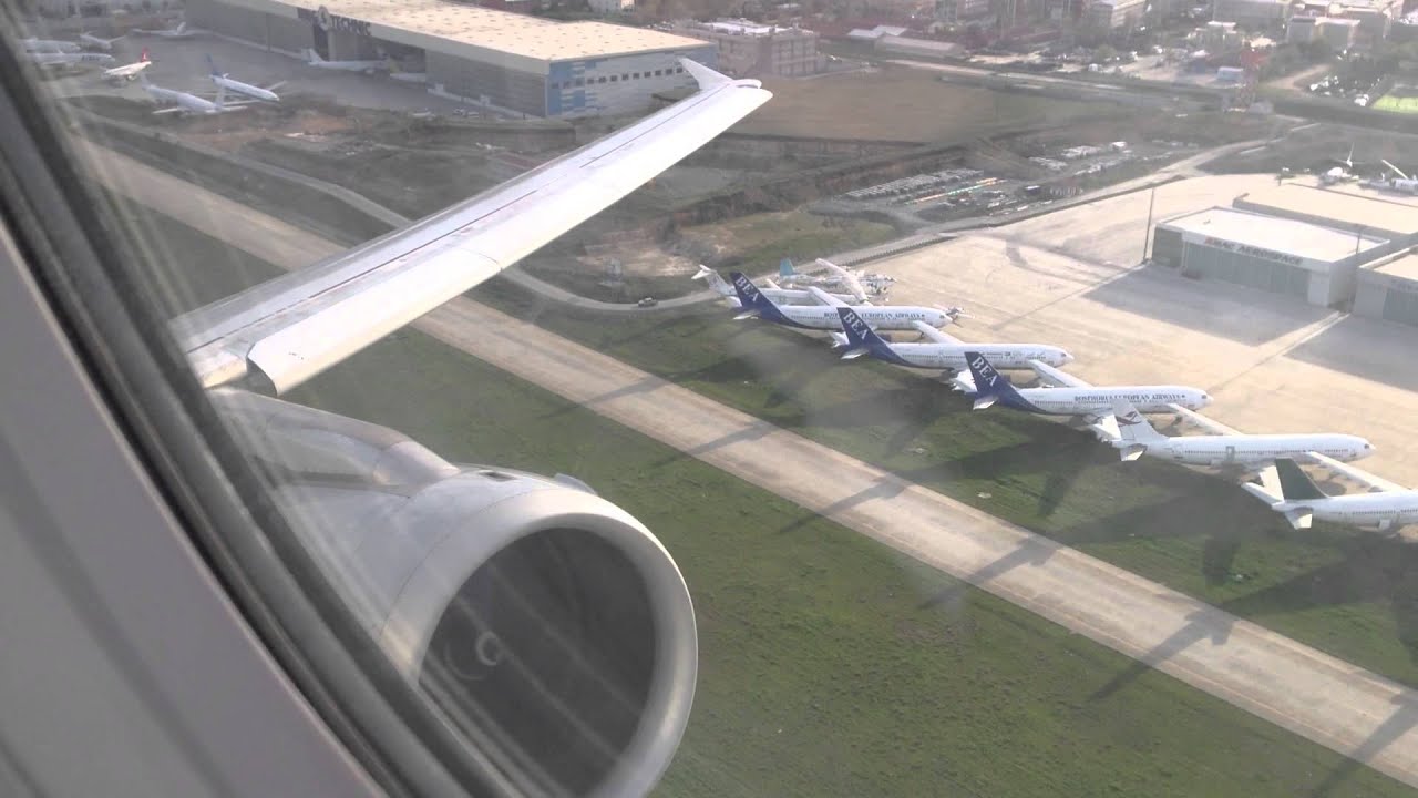 POWERFUL A321 Lufthansa Takeoff Istanbul Amazing Engine Sounds (HD)