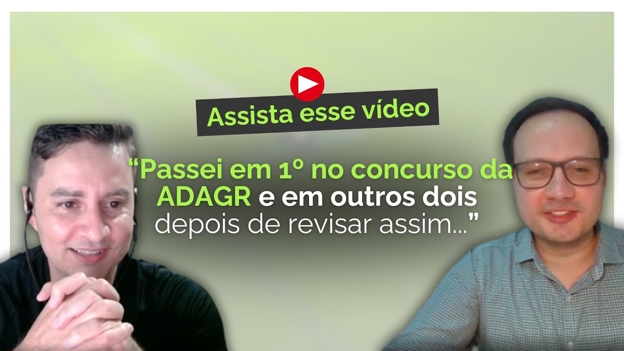 Aprovado em 1º lugar no concurso da ADAGRI-CE - Entrevista com Cleder Pezzini (Engenheiro Agrônomo)