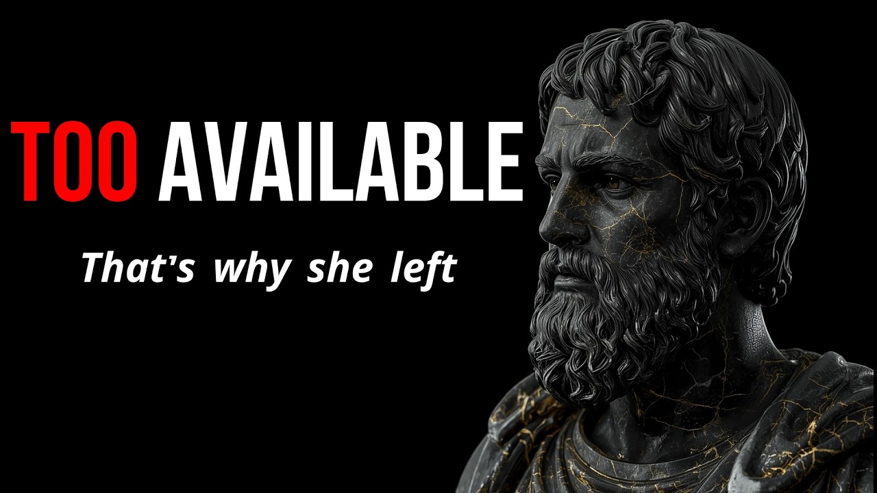 She Left Because You Were Always There: Dark Stoic Detachment & No Contact Rule
