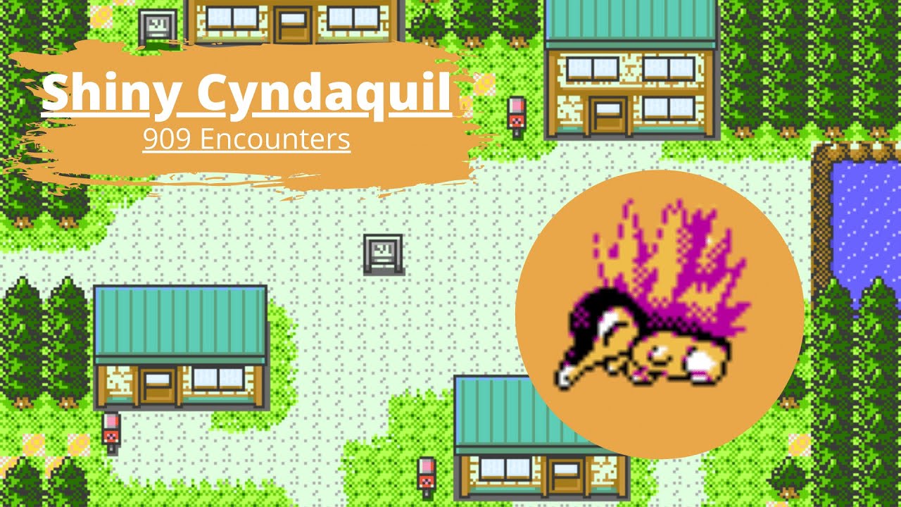 Live Shiny Cyndaquil in Pokémon Gold