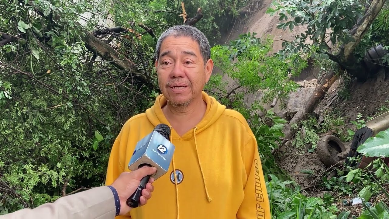 Ruptura de tubería y cárcava colonia Zacamil