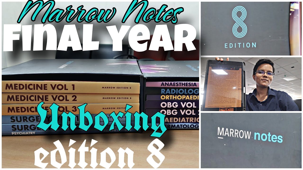 Let's unbox @marrowmed   Marrow Edition 8 notes #marrow #marrowedition8  #mbbsbooks #mbbsnotes