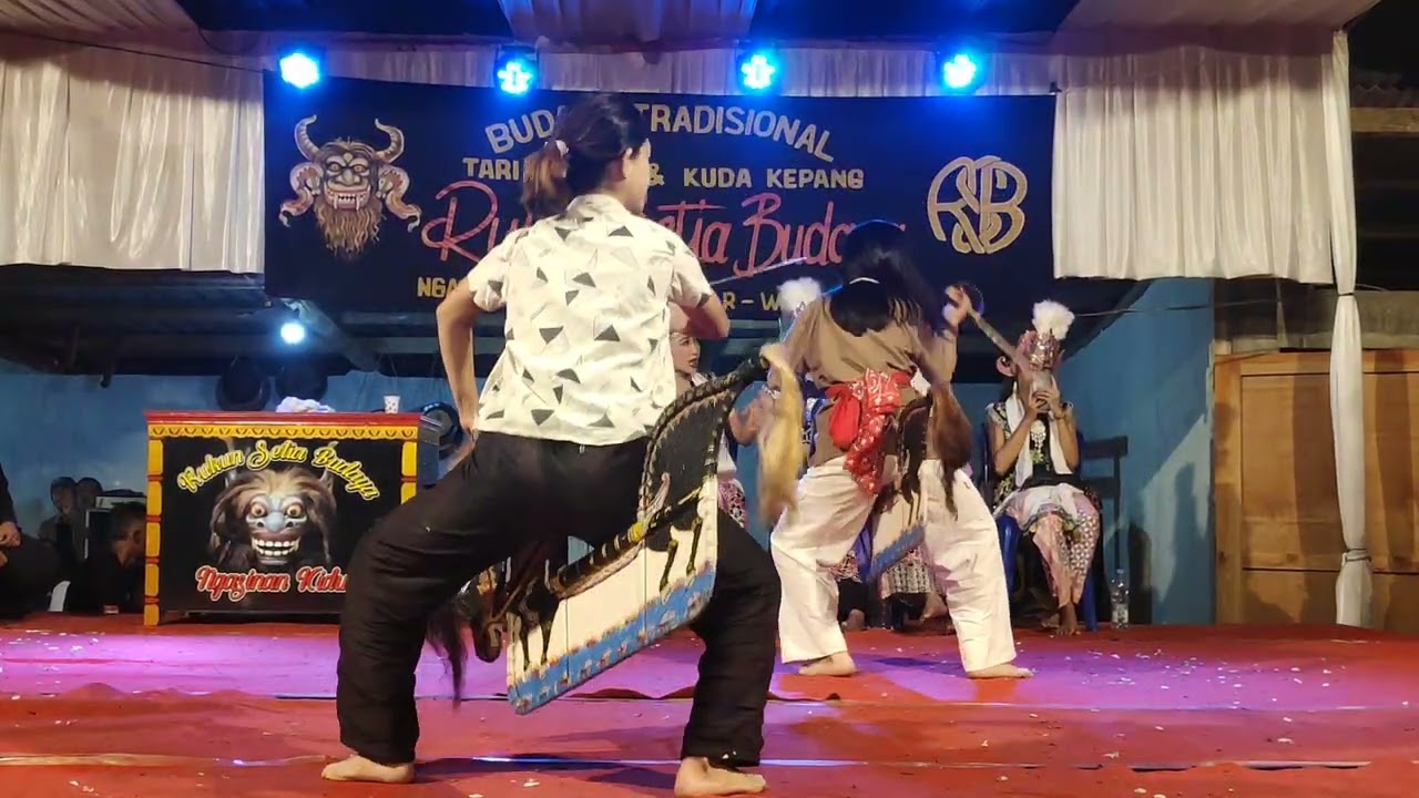 Performance Surung Dayung 👺👉cewek mendem pencak‼️ Rukun Setia Budaya 🌺 ngasinan kidul kalikajar 🇲🇨🇲🇨