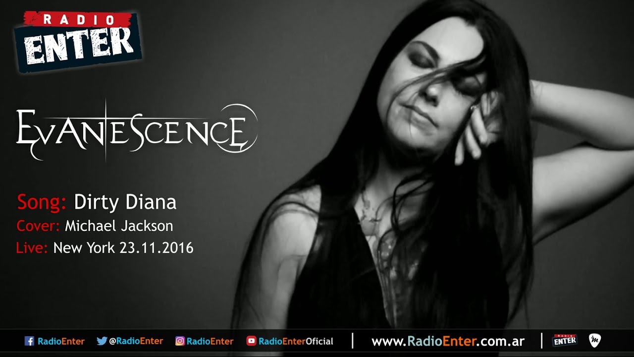 Evanescence - Dirty Diana - Michael Jackson cover - HD (Live New York 23.11.2016)