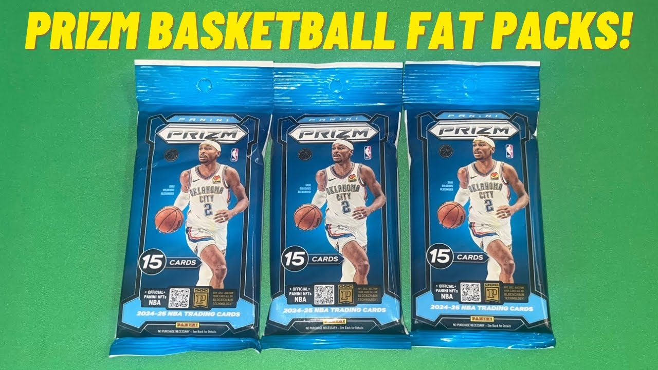 2024-25 Panini Prizm Basketball Fat Pack Opening Review! Red, White & Blue! New Retail Sports Cards!