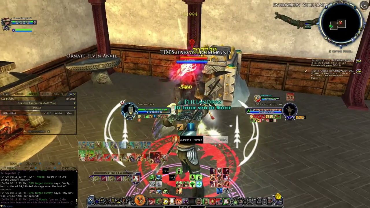 🛑Red Warden Parse | w/ perma Crit Def Uptime | U35.1.1🛑