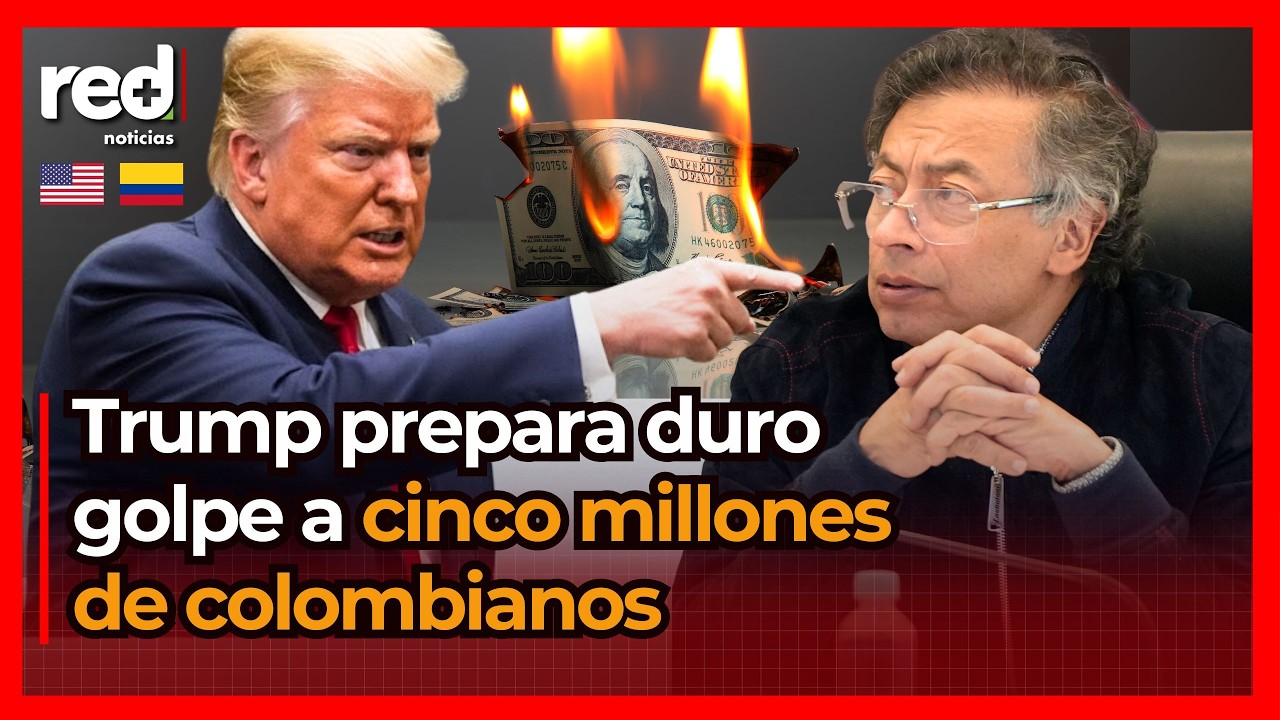 Donald Trump anuncia golpe a 5 millones de colombianos tras acusar de 