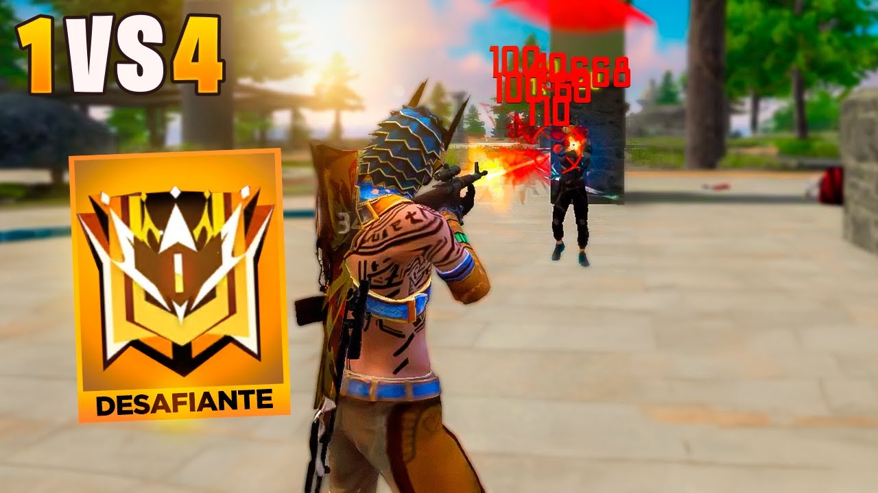 PARTIDAS IMPOSS&Iacute;VEIS NA LIGA DESAFIANTE SOLO VS SQUAD!! FREE FIRE MOBILE