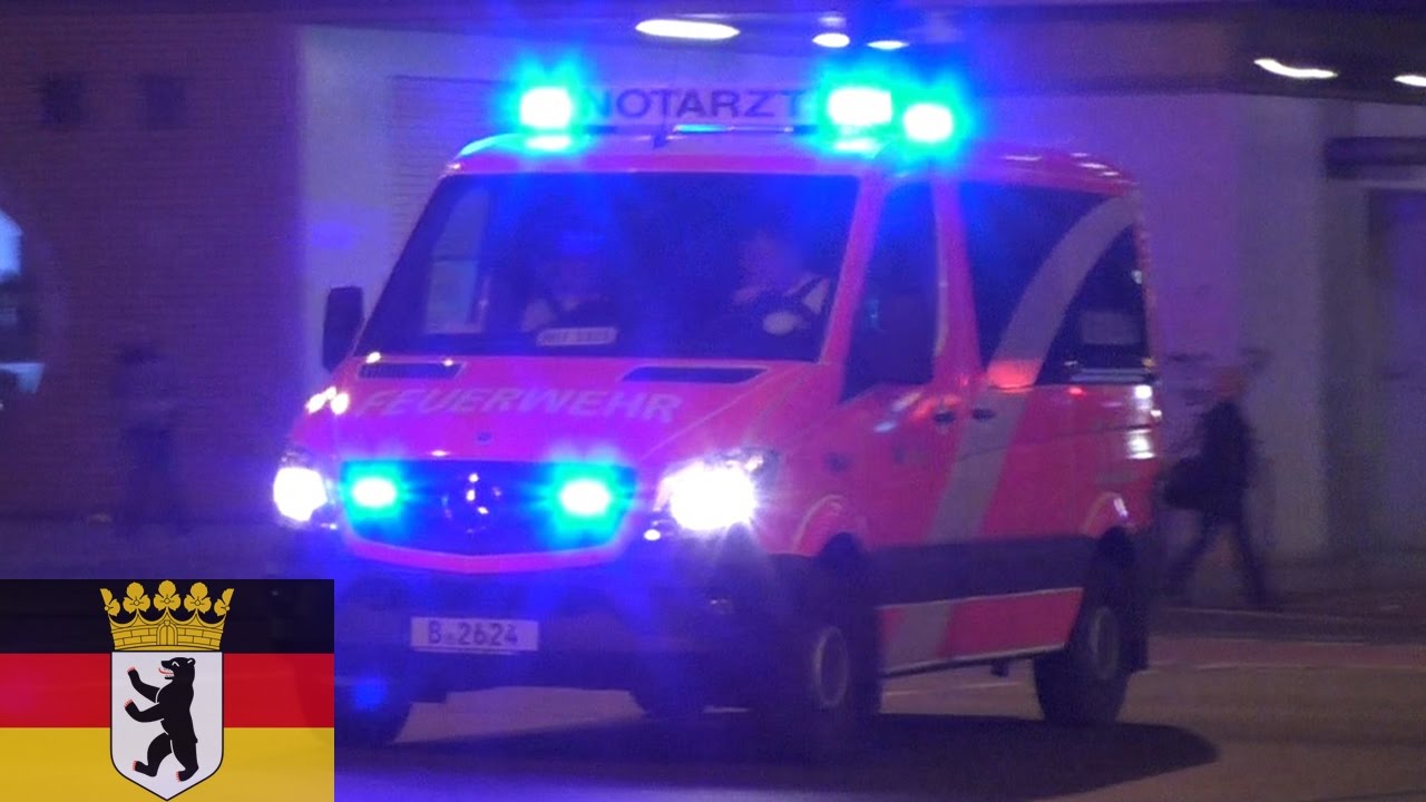 [BERLIN] Notarzt 5305 Treptow f&auml;hrt zum Einsatz | Berliner Feuerwehr