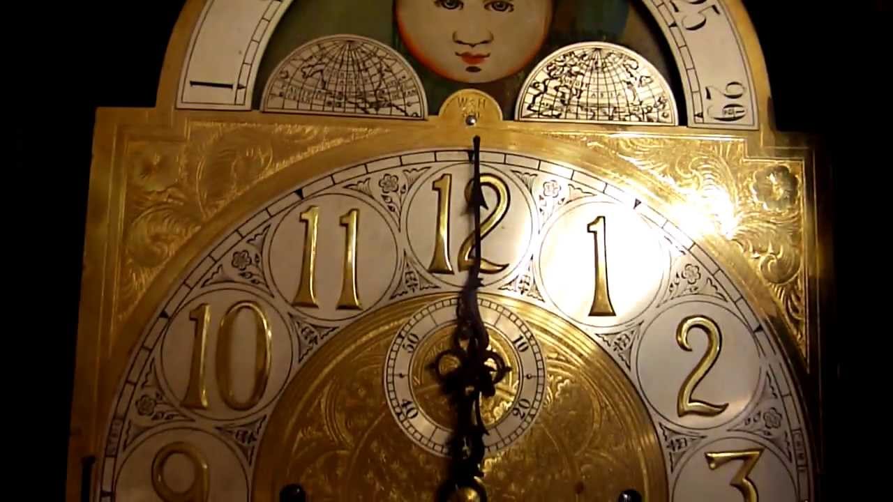 winterhalder & hofmeier westminster grandfather clock being sold on Ebay.