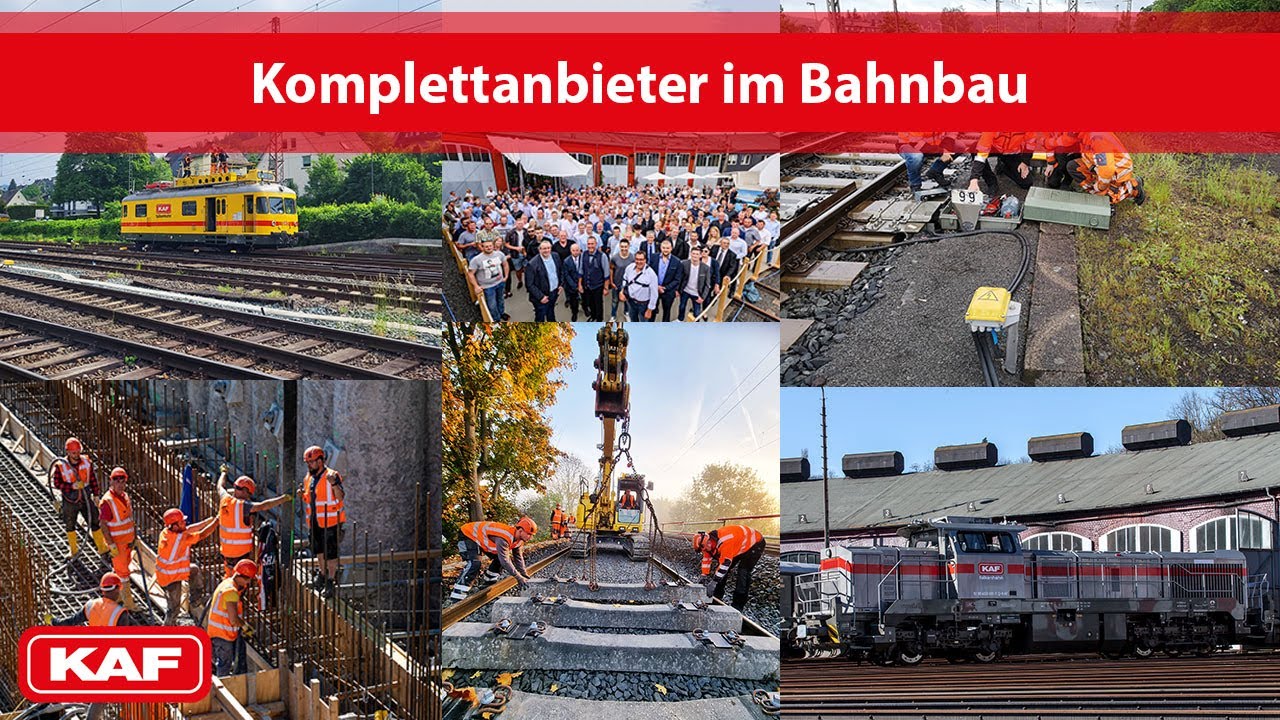 KAF Falkenhahn – Komplettanbieter im Bahnbau.