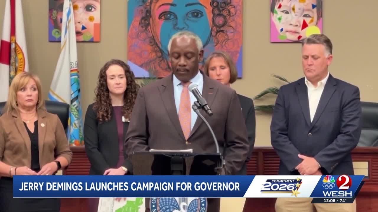 Orange County Mayor Jerry Demings launches campaign for governor of Florida
