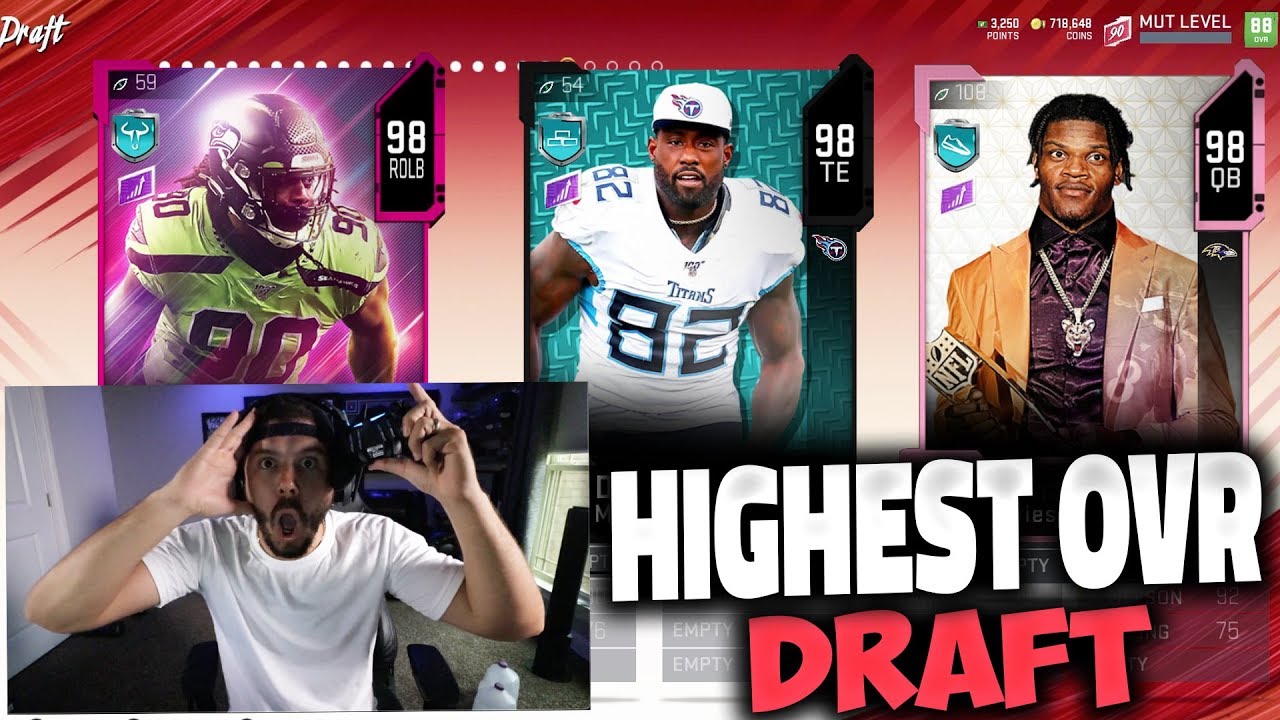 ЧЕЛЛЕНДЖ НА САМЫЙ ВЫСОКИЙ РЕЙТИНГ НА ДРАФТЕ!! Геймплей Madden 20