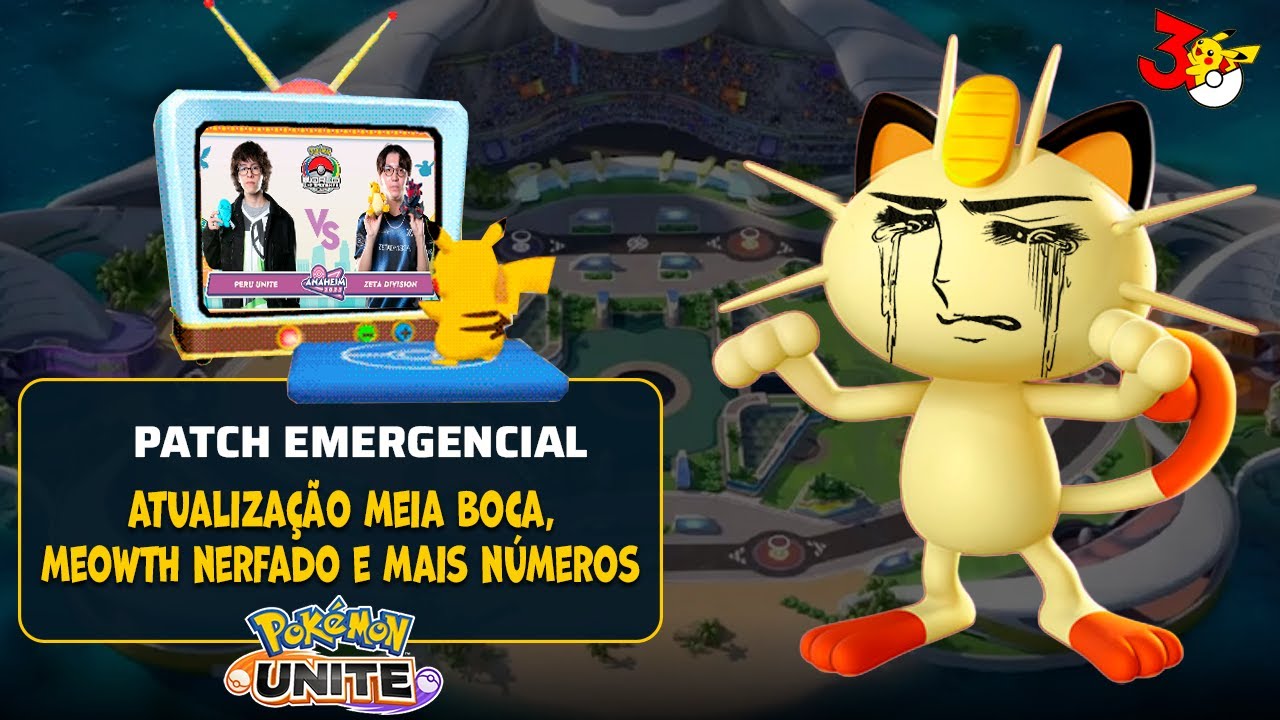 MEOWTH NERFADO! #pokemonunite