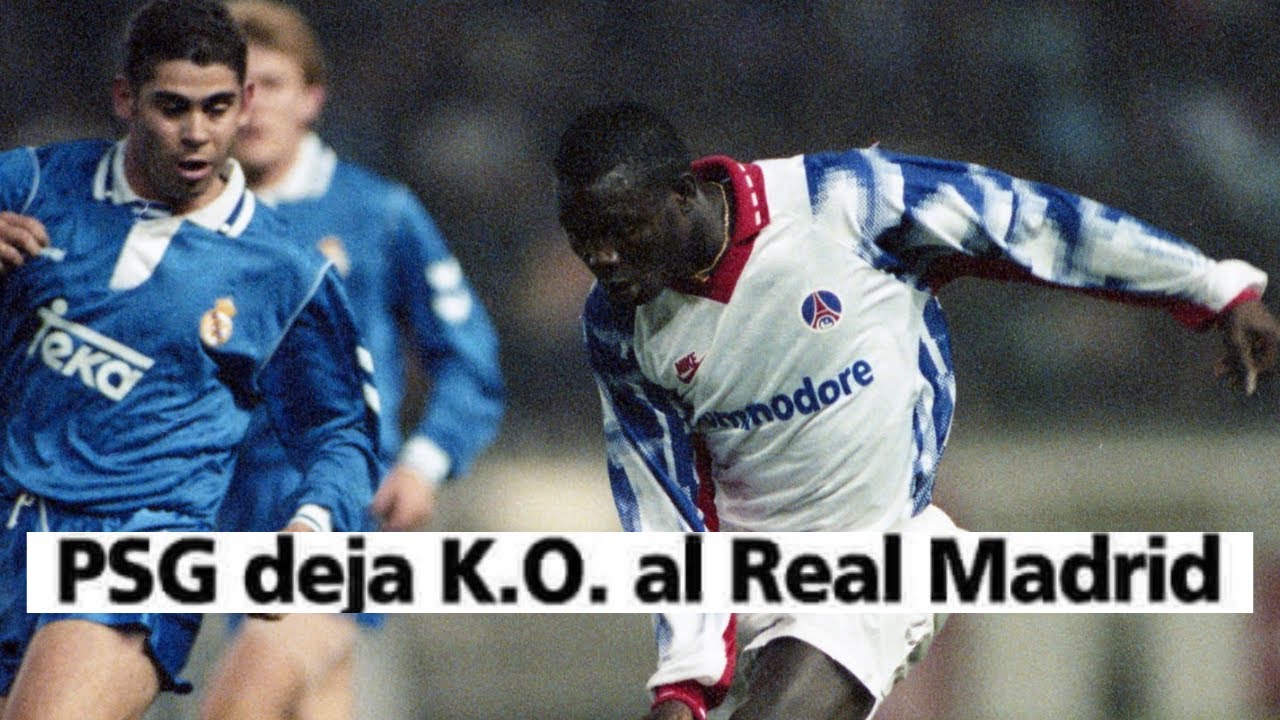 George Weah vs Real Madrid 1992-93 Cup Winners' Cup (2nd Leg) --- MASTERCLASS