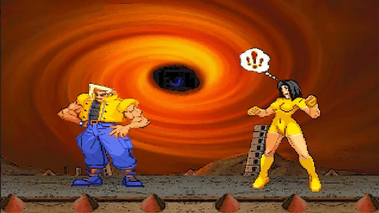 Mugen : Nash (SFA) Vs B.Orchid (Killer Instinct) (Request)
