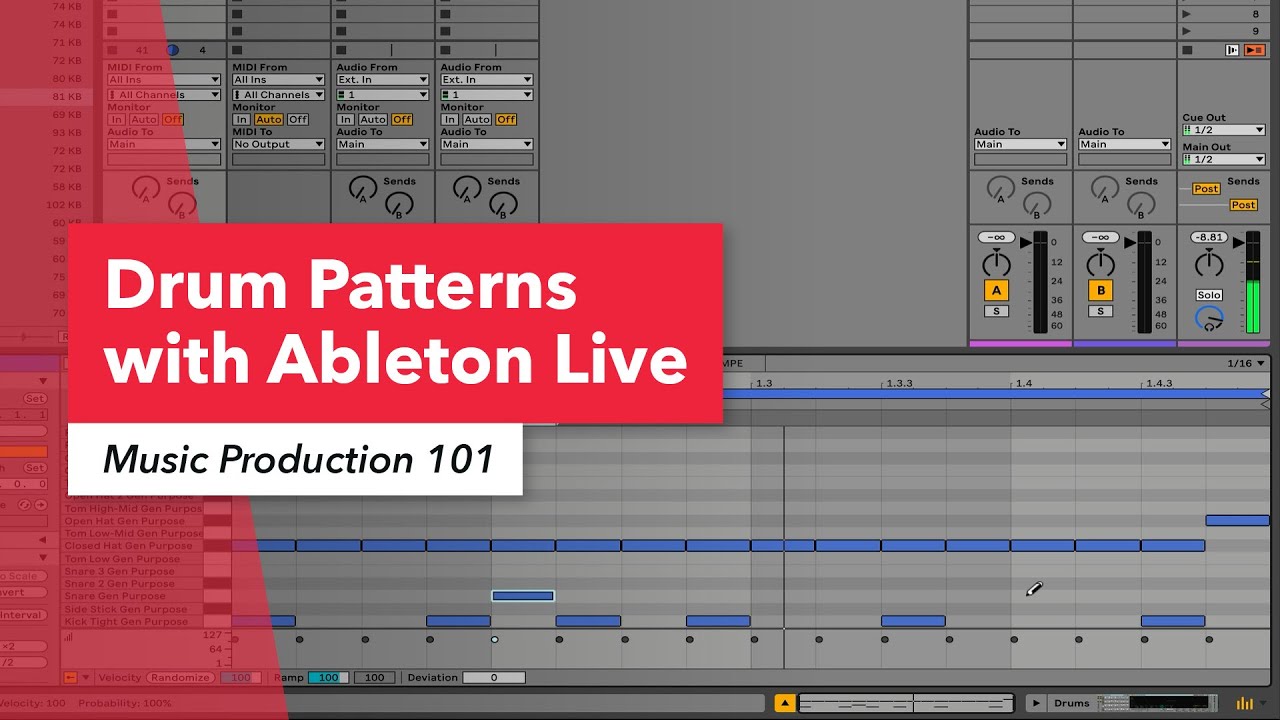 Music Production 101: Drum Programming & Patterns in Ableton Live | Berklee Online