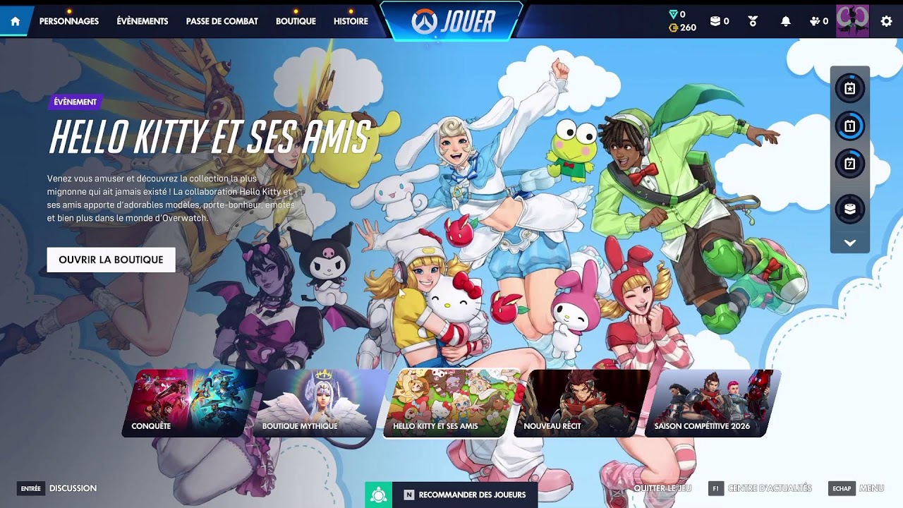 IL Y A DU NOUVEAU SUR OVERWATCH ?!! Stream détente