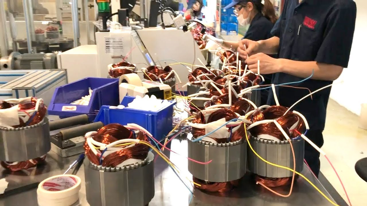 Full Automatic Motor Stator Assembly Production Line Machines of China_High Technology with Robot