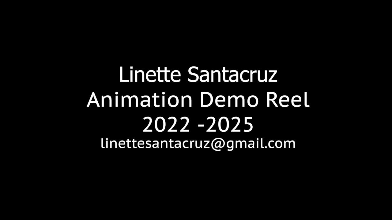 Animation Reel 2025 - Linette Santacruz