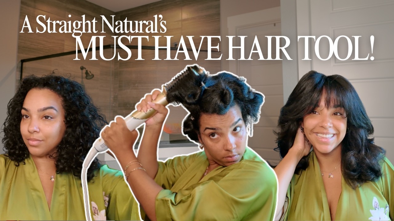 If you're on a straight natural journey, this is a MUST HAVE hair tool!