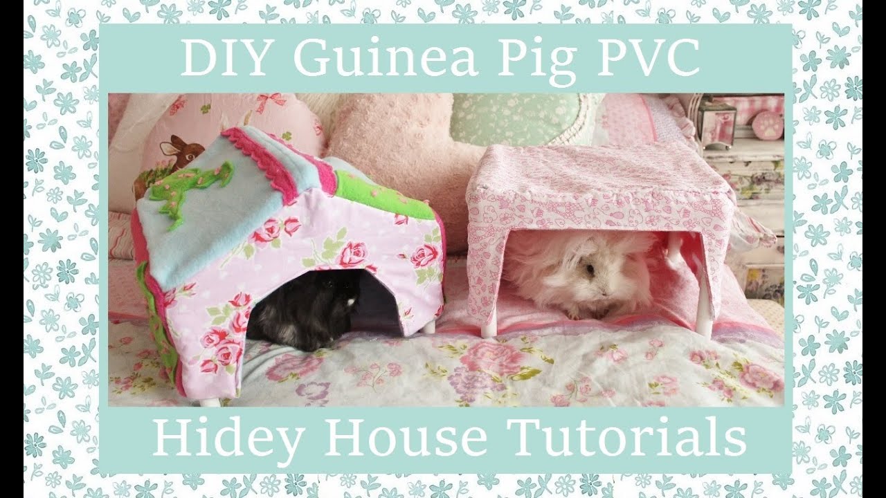 DIY Guinea Pig PVC Hidey House Tutorials