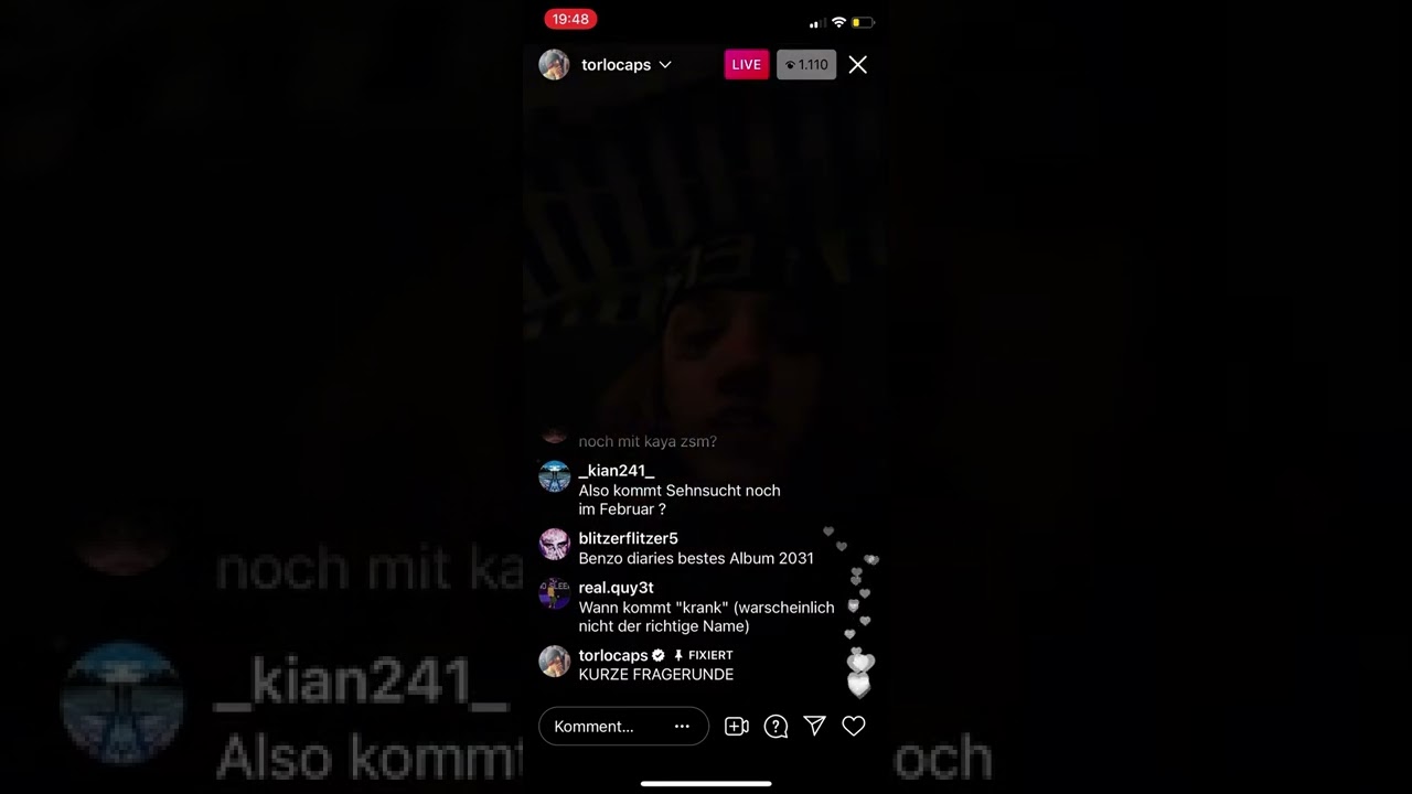 t low wieder single? insta live vom 01.02.2022
