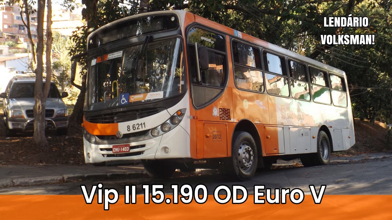 Ônibus SP | Conheça o Caio Apache Vip II VW 15.190 OD Euro V da Alfa Rodobus