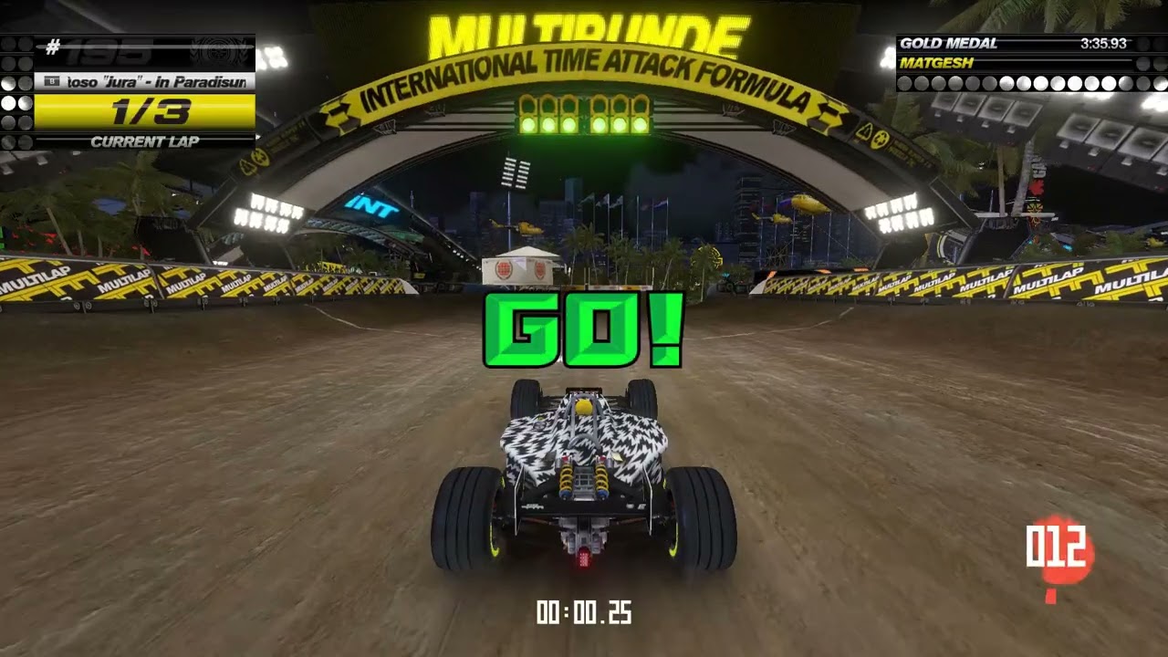 Trackmania Turbo - All Trackmaster Medals on Black Stadium Tracks