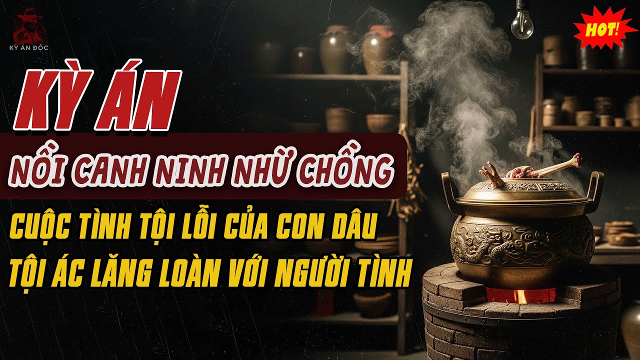 🚨Kỳ Án Trung Quốc Mới: Cuộc Tình Tội Lỗi Của Con Dâu Tội Ác Biến Người Chồng Thành Nồi Canh Ninh Nhừ