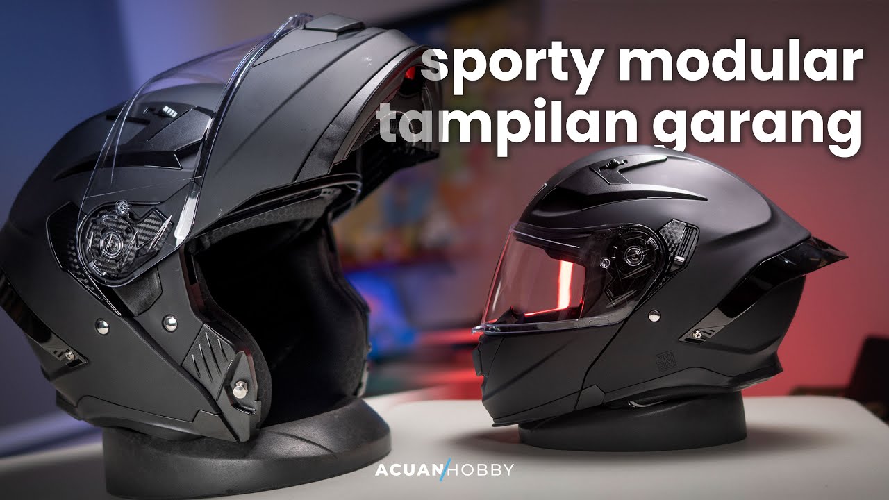 MY T1, Helm Modular Gaya Aggresive!