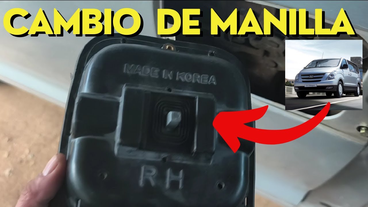 Como cambiar manilla del Hyundai new h1 - Como reemplazar la manija del hyundai h1 - manija hyundai.