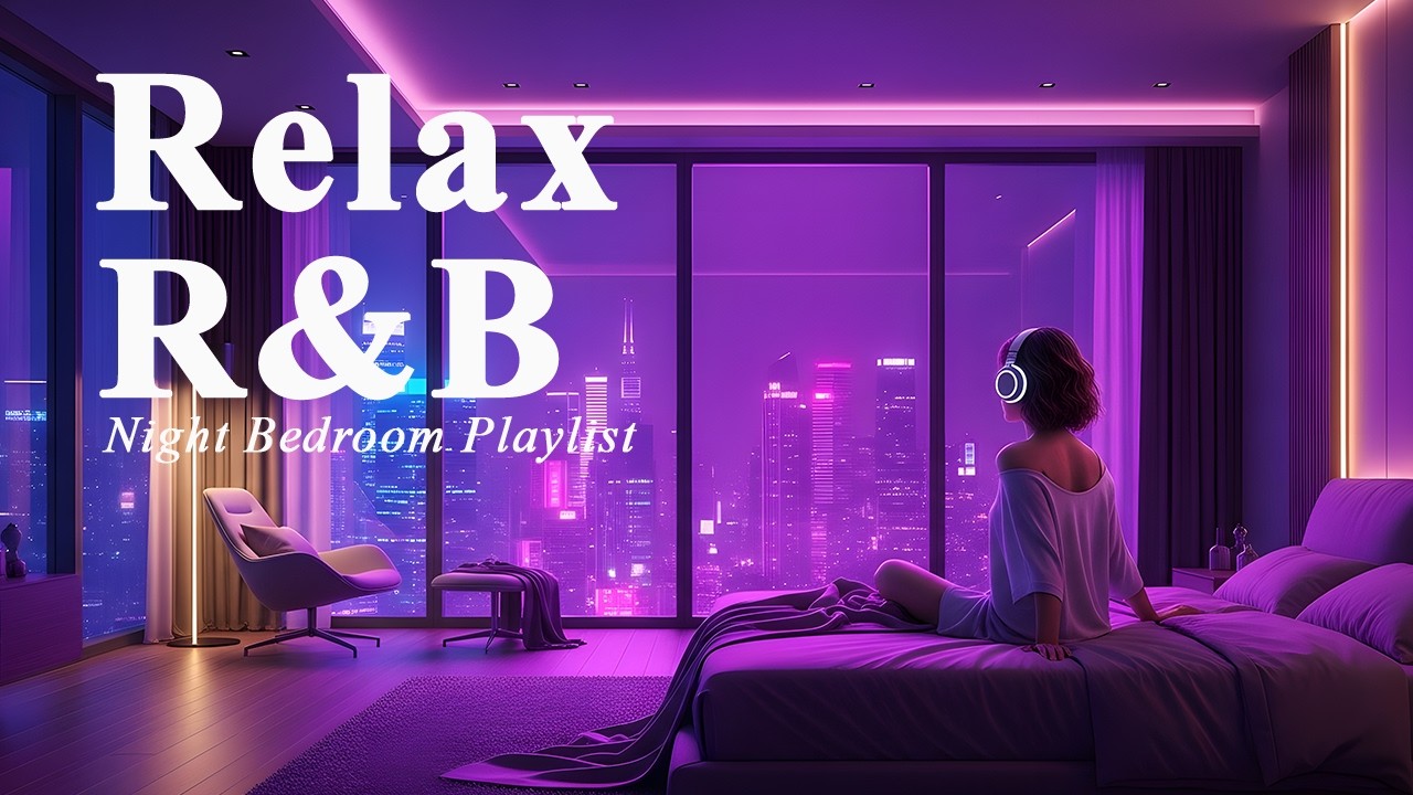 【Playlist】R&B Midnight Deep Soul purple lights, slow tempo beforebed ballad sleep 🌙